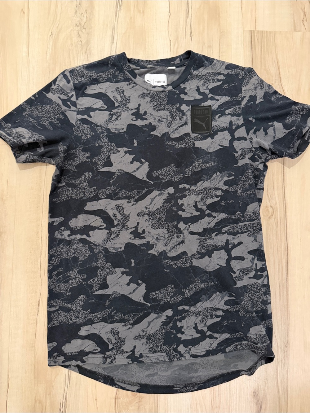 TRAPSTAR x Puma Graphic Tee - Black & Gray Print